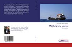 Buchcover von Maritime Law Manual