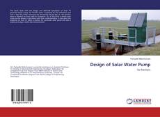 Buchcover von Design of Solar Water Pump