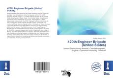 Buchcover von 420th Engineer Brigade (United States)
