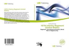 Bookcover of 187th Infantry Regiment (United States)