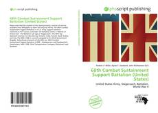 Обложка 68th Combat Sustainment Support Battalion (United States)