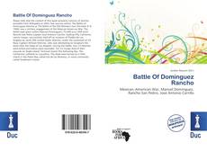 Buchcover von Battle Of Dominguez Rancho