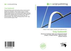 Обложка Troy Sadowski