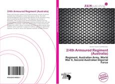 Capa do livro de 2/4th Armoured Regiment (Australia) 