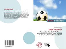 Portada del libro de Olaf Backasch