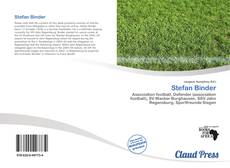 Portada del libro de Stefan Binder