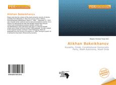 Bookcover of Alikhan Bokeikhanov