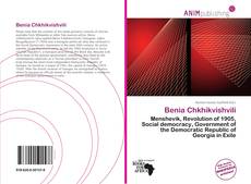 Capa do livro de Benia Chkhikvishvili 