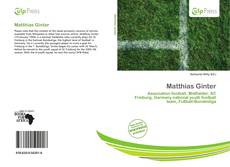 Buchcover von Matthias Ginter