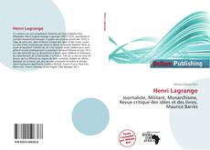 Portada del libro de Henri Lagrange