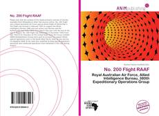 Capa do livro de No. 200 Flight RAAF 