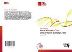 Couverture de Henri de Montfort