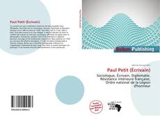 Portada del libro de Paul Petit (Écrivain)