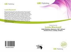 Bookcover of Leslie Blackwell