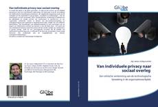 Buchcover von Van individuele privacy naar sociaal overleg
