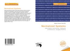 Bookcover of Normalized Systems