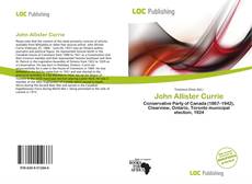 John Allister Currie kitap kapağı