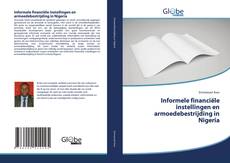 Informele financiële instellingen en armoedebestrijding in Nigeria kitap kapağı
