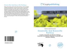 Bookcover of Greenville And Knoxville Railway