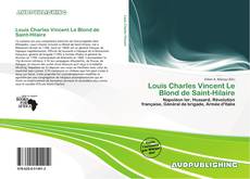 Portada del libro de Louis Charles Vincent Le Blond de Saint-Hilaire