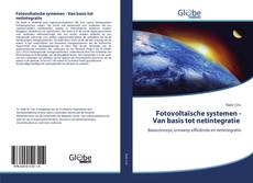 Buchcover von Fotovoltaïsche systemen - Van basis tot netintegratie