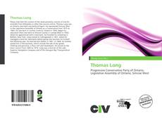Portada del libro de Thomas Long