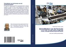 Portada del libro de Ontwikkelen van de formule voor de productiesnelheid