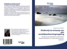 Buchcover von Onderwijs en ontwerp van een socialebeschermingsregeling