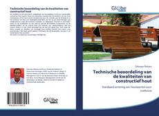 Technische beoordeling van de kwaliteiten van constructief hout kitap kapağı