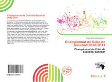 Portada del libro de Championnat de Cuba de Baseball 2010-2011