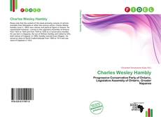Copertina di Charles Wesley Hambly