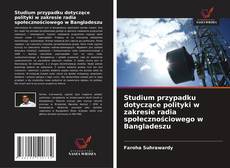 Portada del libro de Studium przypadku dotyczące polityki w zakresie radia społecznościowego w Bangladeszu