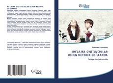 Portada del libro de BO'LAJAK O'QITUVCHILAR UCHUN METODIK QOʻLLANMA