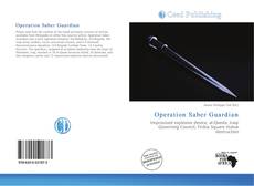 Portada del libro de Operation Saber Guardian