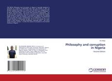 Buchcover von Philosophy and corruption in Nigeria
