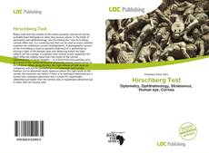 Bookcover of Hirschberg Test