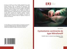 Portada del libro de Cystostomie continente de type Mitrofanoff