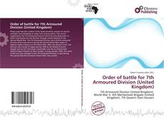 Order of battle for 7th Armoured Division (United Kingdom) kitap kapağı