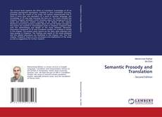 Capa do livro de Semantic Prosody and Translation 