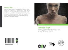 Copertina di Larrey's Sign