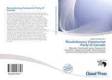 Bookcover of Revolutionary Communist Party of Canada