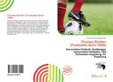 Portada del libro de Thomas Richter (Footballer Born 1980)