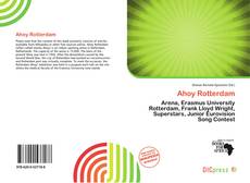 Portada del libro de Ahoy Rotterdam