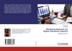 Marketing Research for Higher Education Industry kitap kapağı