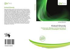 Buchcover von Kobad Ghandy