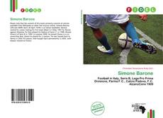 Copertina di Simone Barone