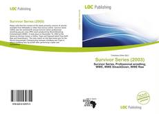 Bookcover of Survivor Series (2003)