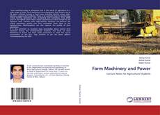Bookcover of Farm Machinery and Power