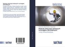 Bookcover of Artykuły dotyczące żelaznych rurociągów sferoidalnych