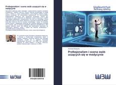 Buchcover von Profesjonalizm i ocena osób uczących się w medycynie
